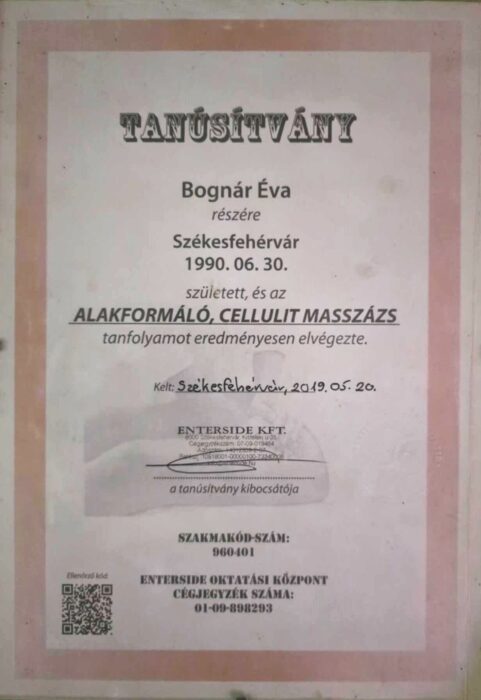 Alakformáló cellulit masszázs